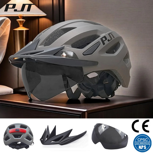 Casco bici pjt led con - bici,